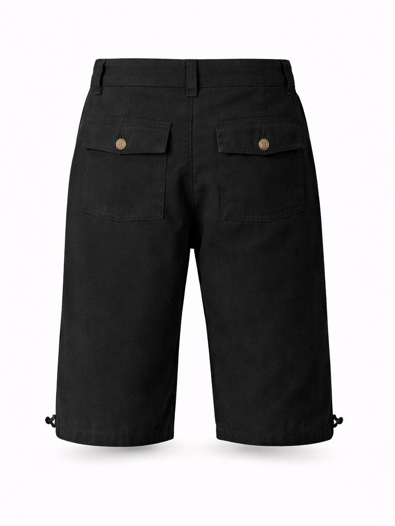 Adjustable Utility Cargo Shorts