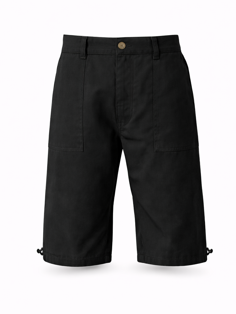 Adjustable Utility Cargo Shorts