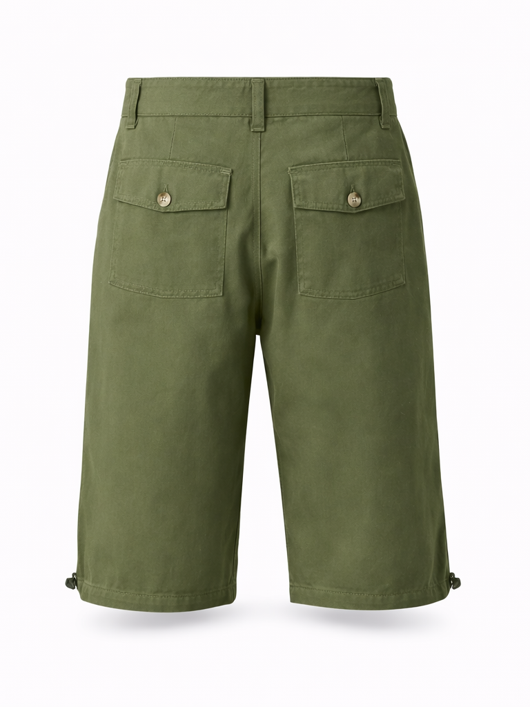 Adjustable Utility Cargo Shorts